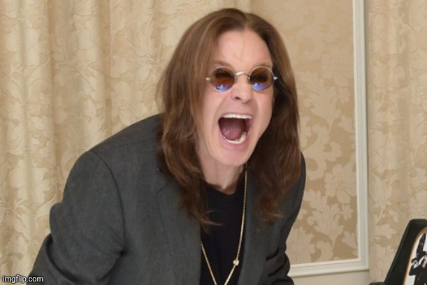 Ozzy Osbourne Yell | image tagged in ozzy osbourne yell | made w/ Imgflip meme maker