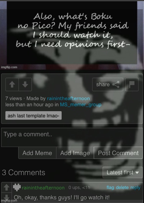 made w/ Imgflip meme maker