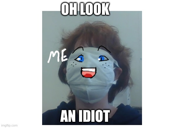 oh look an idiot | OH LOOK; AN IDIOT | image tagged in school | made w/ Imgflip meme maker