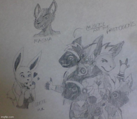 More Requests Done! (Requested by Dr.Switcher, Museky_the_Protogen, and MagmaFury) | image tagged in furry,art,request | made w/ Imgflip meme maker