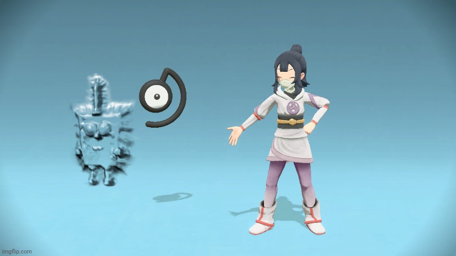 Sunshine and Unown | image tagged in sunshine and unown | made w/ Imgflip meme maker