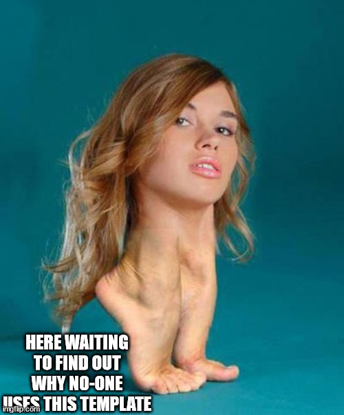 Waiting on tiptoes | HERE WAITING TO FIND OUT WHY NO-ONE USES THIS TEMPLATE | image tagged in mayberrian helen crump tiptoing in2 the jail 2c if andy's cheatn | made w/ Imgflip meme maker