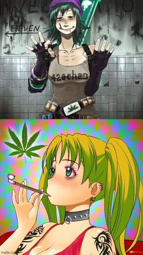 omg i found my first thing im simping for 420chan mascot | made w/ Imgflip meme maker
