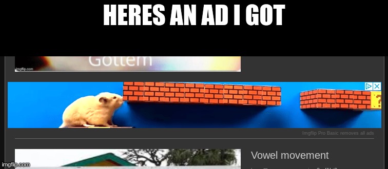 hehe | HERES AN AD I GOT | image tagged in memes,ad,hehe | made w/ Imgflip meme maker