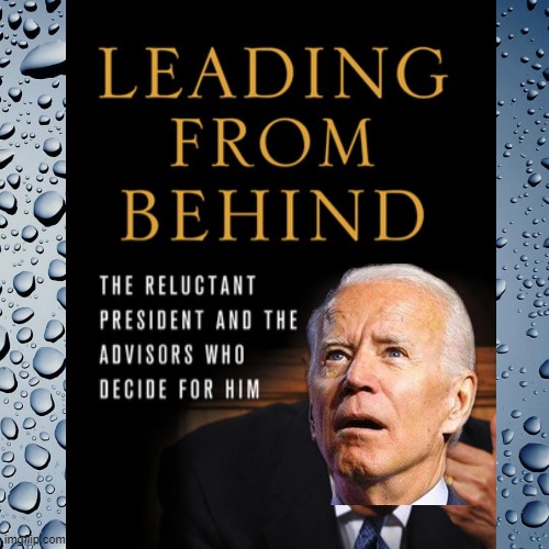 Old Book - New Story and New President | image tagged in obama,biden,leading from behind | made w/ Imgflip meme maker