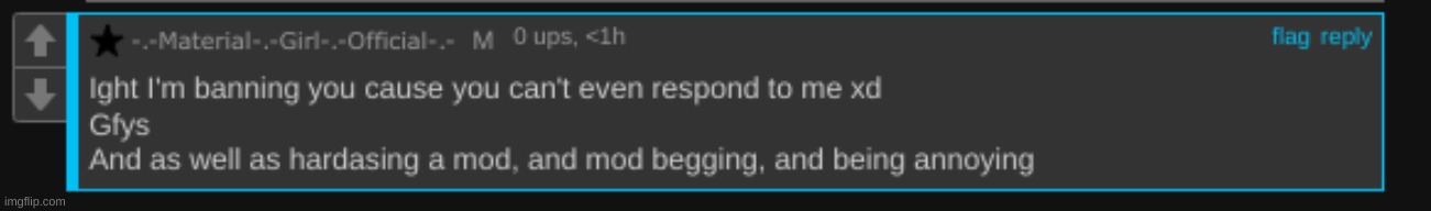 Mod abuse | made w/ Imgflip meme maker