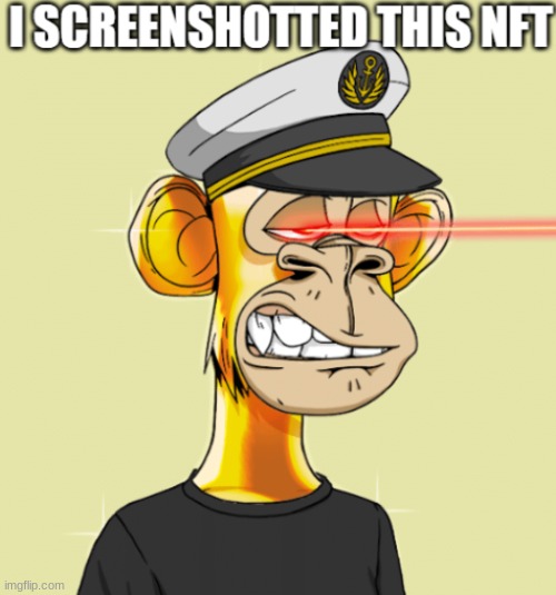 i screenshotted this nft | image tagged in i screenshotted this nft | made w/ Imgflip meme maker