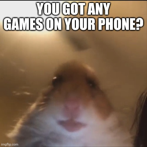YOU GOT ANY GAMES ON YOUR PHONE? | made w/ Imgflip meme maker