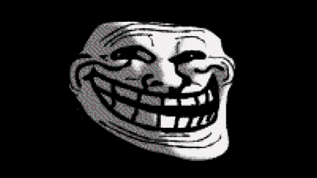 shadow troll face Blank Meme Template