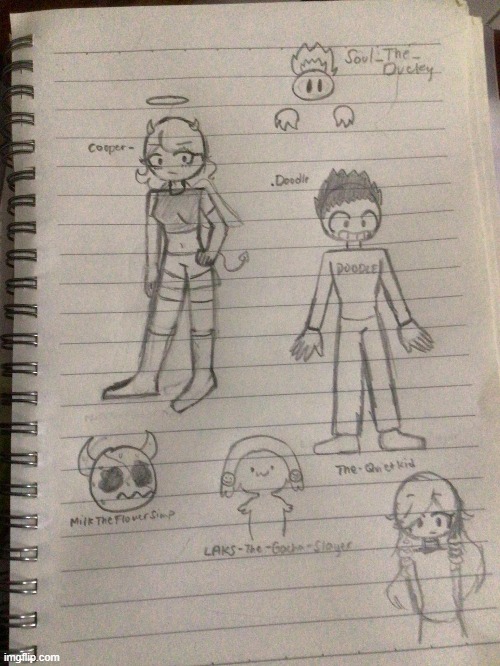 I drew ppl's ocs | made w/ Imgflip meme maker