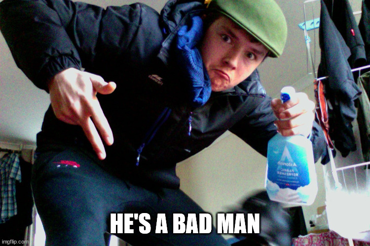 bad man giles | HE'S A BAD MAN | image tagged in bad man giles | made w/ Imgflip meme maker
