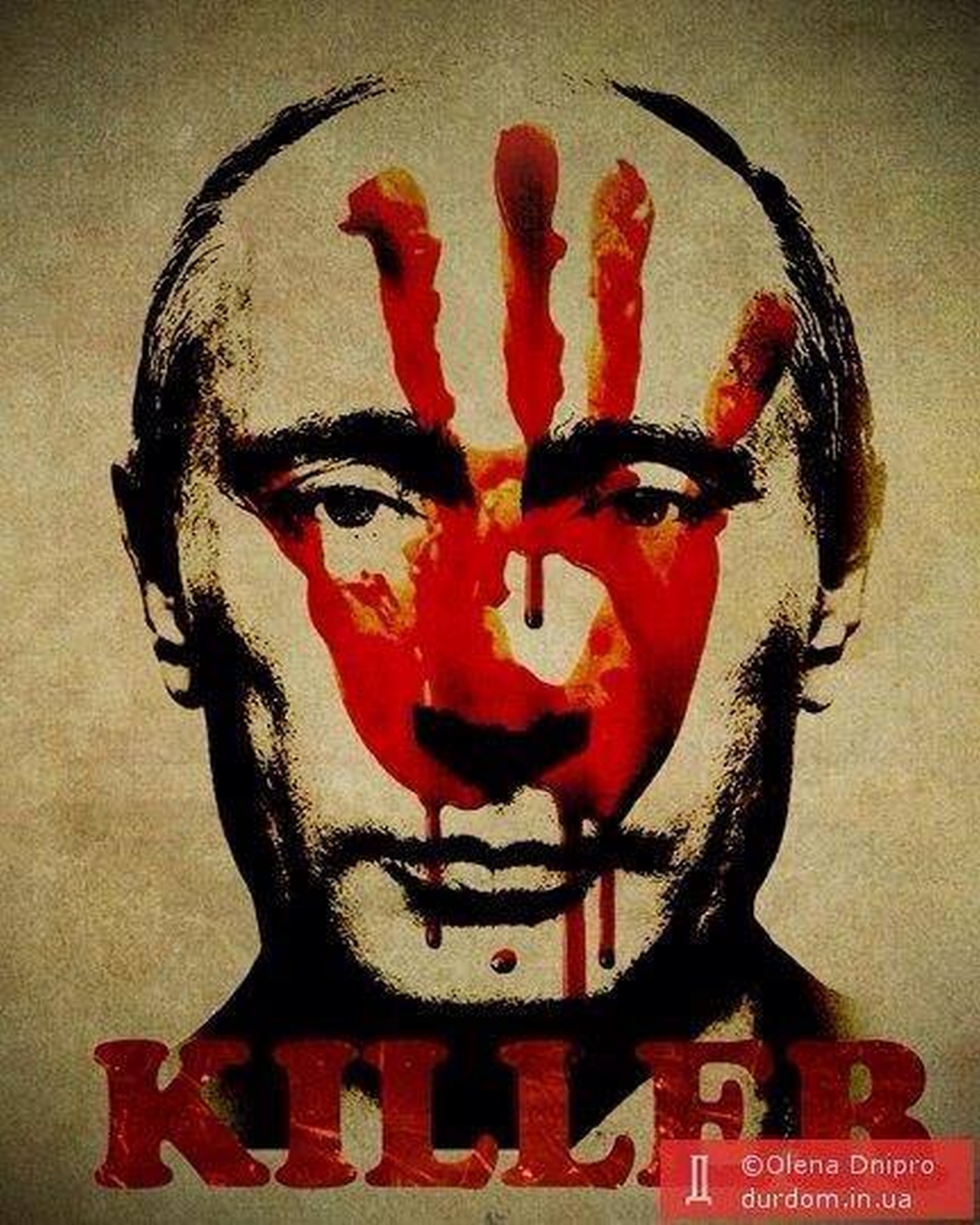 Putin the Killer Blank Meme Template