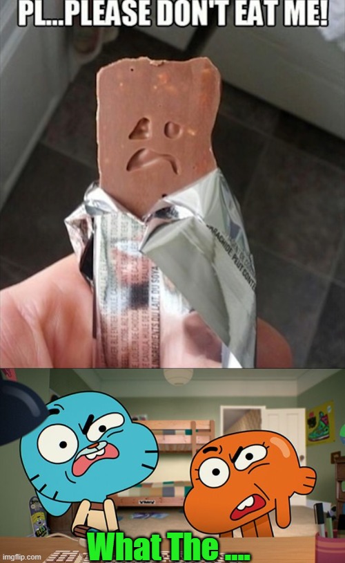 What The .... | image tagged in gumball | made w/ Imgflip meme maker