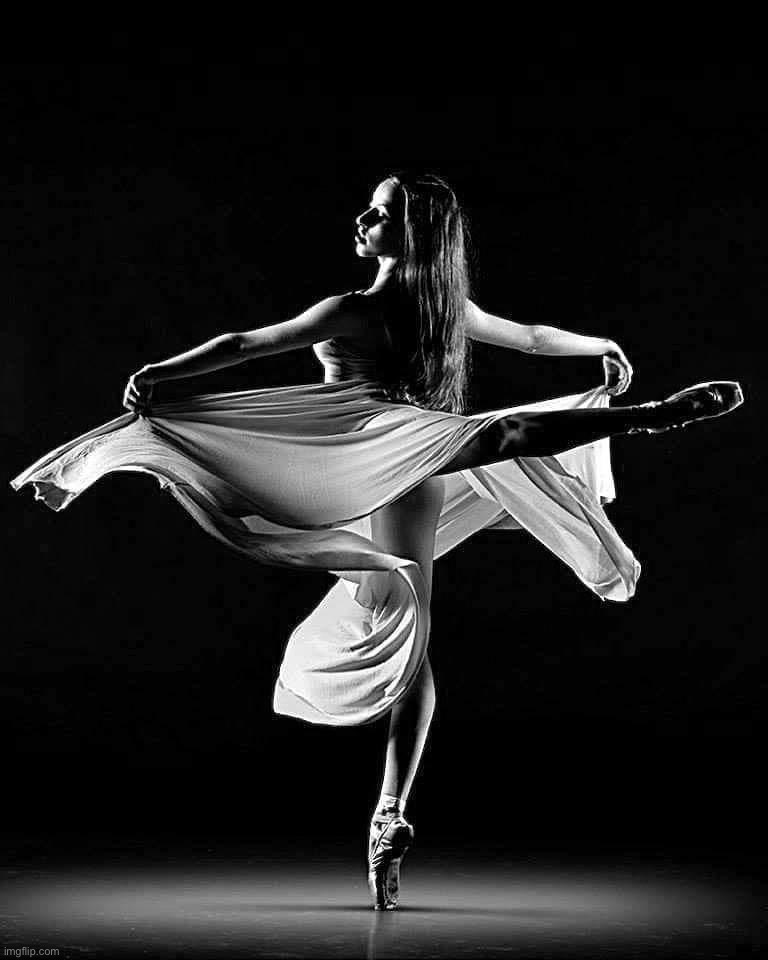 Dancer black & white | image tagged in dancer black white | made w/ Imgflip meme maker