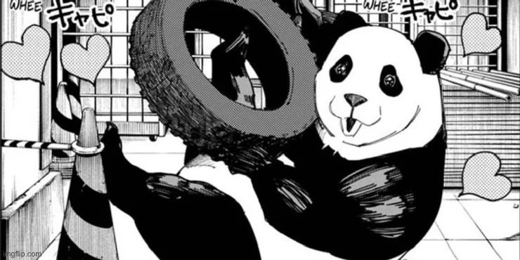 Panda | image tagged in anime,manga | made w/ Imgflip meme maker