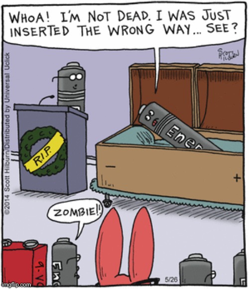 Alive battery | image tagged in comics/cartoons,comics,comic,batteries,battery,alive | made w/ Imgflip meme maker