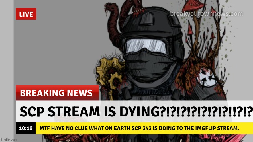Now on the SCP News: | image tagged in news,important,scp,no way,amogus,sus | made w/ Imgflip meme maker