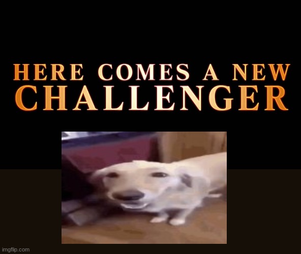 Here Comes A New Challenger | image tagged in here comes a new challenger | made w/ Imgflip meme maker