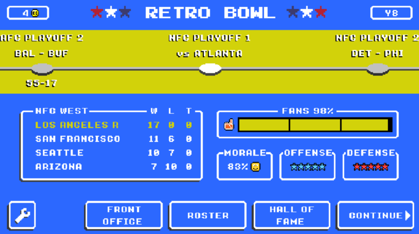 Retro Bowl Unblocked Extension