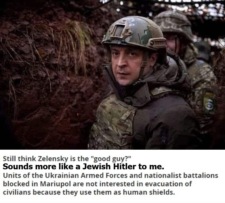 Still think Zelensky is the good guy? | image tagged in heil zelensky,jewish nazi,jewish hitler,cowards,monsters,darth vader | made w/ Imgflip meme maker