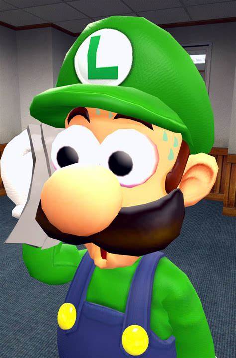 High Quality Luigi Blank Meme Template
