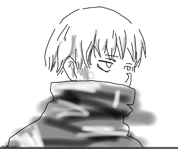 a shitty drawing of inumaki i jus made, yey | image tagged in anime,manga | made w/ Imgflip meme maker