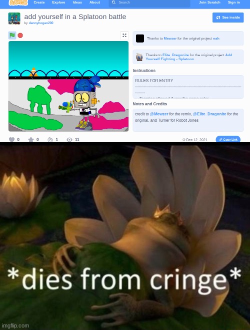 *dies of cringe* | image tagged in dies of cringe | made w/ Imgflip meme maker