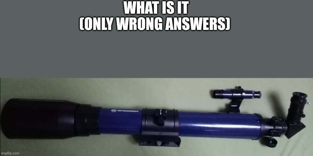 WHAT IS IT (ONLY WRONG ANSWERS) | made w/ Imgflip meme maker