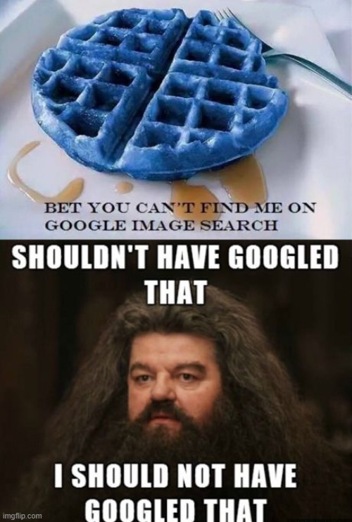 blue waffle(dont) | made w/ Imgflip meme maker