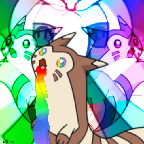 Furret on Acid | image tagged in furret on acid | made w/ Imgflip meme maker