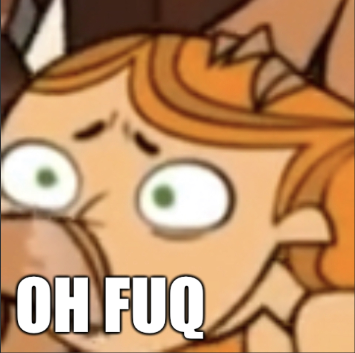 High Quality Izzy oh fuq Blank Meme Template