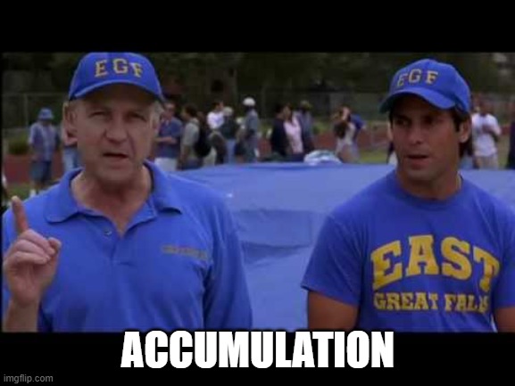 accumulation | ACCUMULATION | image tagged in american pie | made w/ Imgflip meme maker