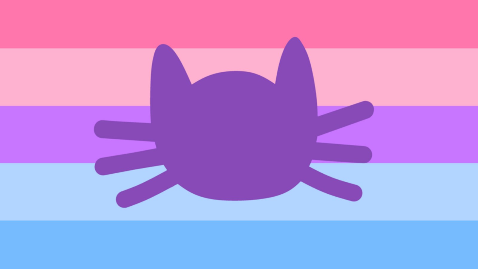 High Quality Catgender flag Blank Meme Template