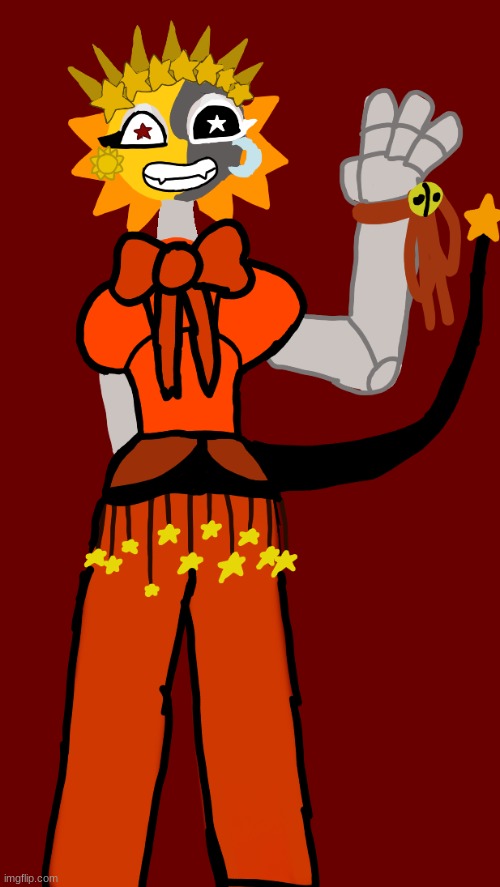 Redesign of my Fnaf oc Eclipse Imgflip