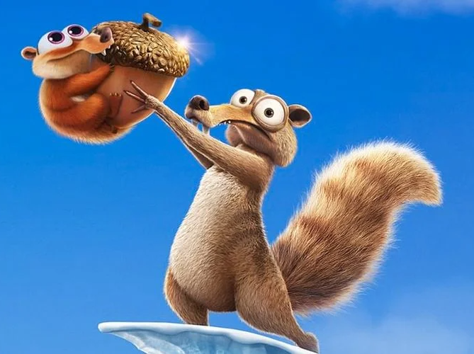 High Quality Scrat & Baby Scrat Blank Meme Template