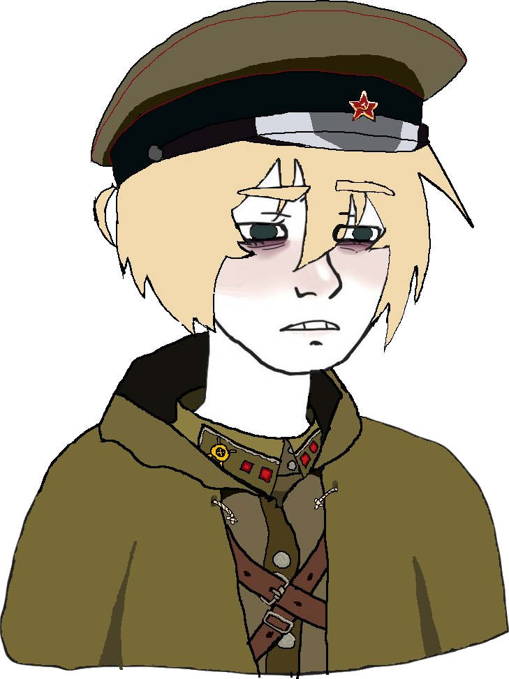 High Quality Soviet Lieutenant Twinkjak Wojak WW2 Blank Meme Template