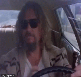 The Dude drops his roach!! | image tagged in gifs | made w/ Imgflip video-to-gif maker