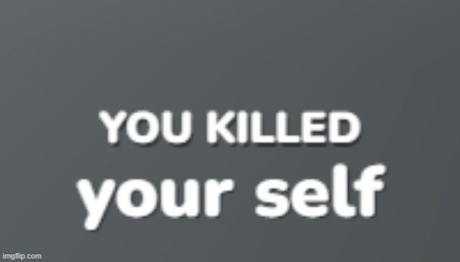 a temp | image tagged in you killed yourself | made w/ Imgflip meme maker