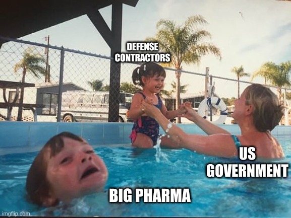 Goodbye Covid, hello Ukraine war | DEFENSE CONTRACTORS; US GOVERNMENT; BIG PHARMA | image tagged in ukraine,war,biden,covid,vaccine,big pharma | made w/ Imgflip meme maker