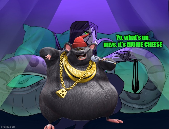 I'll milk this meme until it dies | Yo, what's up, guys, it's BIGGIE CHEESE | image tagged in memes,biggie cheese,furry | made w/ Imgflip meme maker
