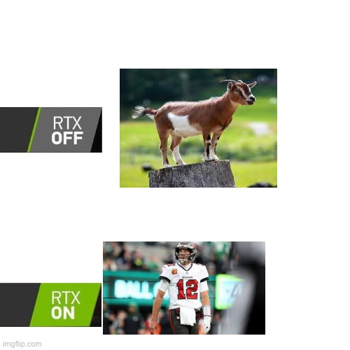 He’s the best Qb | image tagged in rtx | made w/ Imgflip meme maker