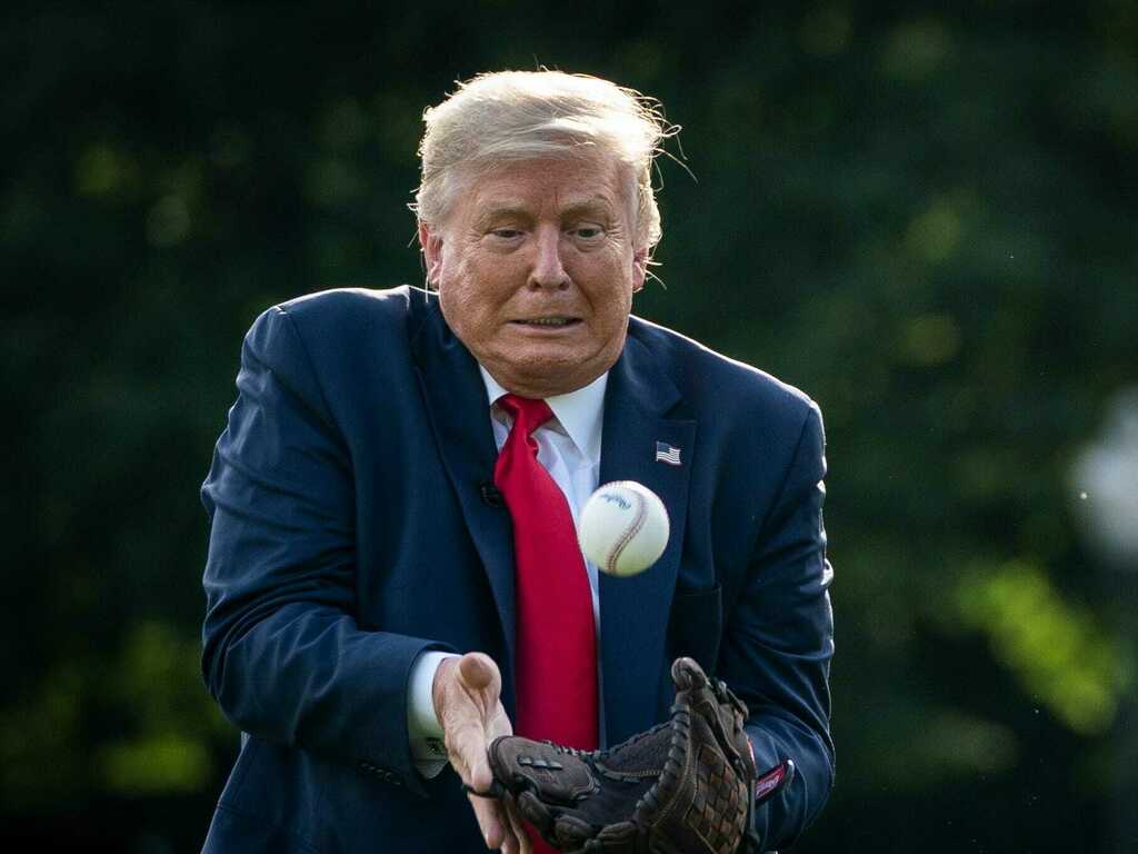 Trump Baseball Blank Meme Template