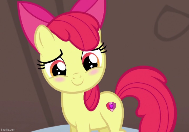 Cute Applebloom (MLP) | image tagged in cute applebloom mlp | made w/ Imgflip meme maker