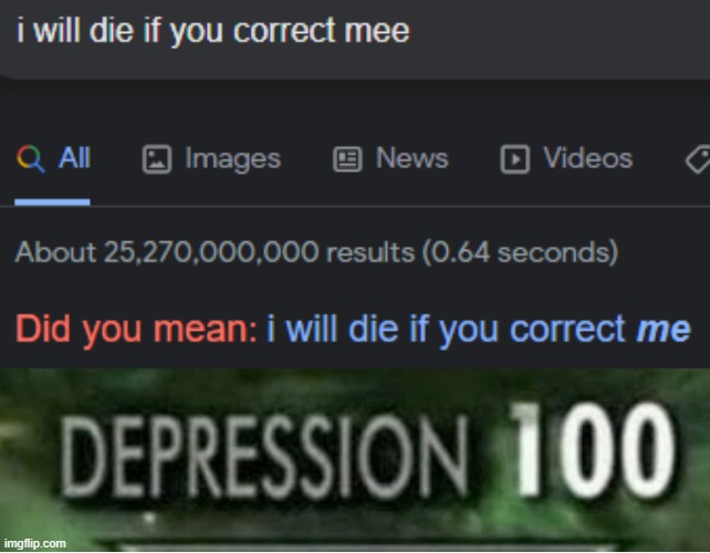 depression 100 | image tagged in depression 100,google | made w/ Imgflip meme maker