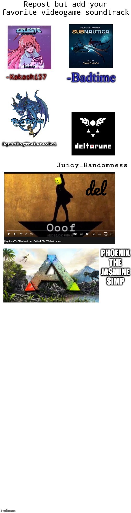 PHOENIX THE JASMINE SIMP | image tagged in repost | made w/ Imgflip meme maker