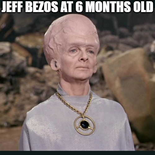amazon |  JEFF BEZOS AT 6 MONTHS OLD | image tagged in the keeper,keeper | made w/ Imgflip meme maker