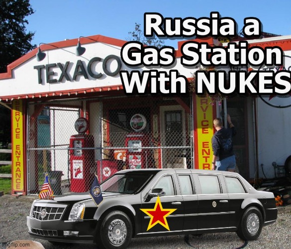 Putin Willing to Gas Up any Vehicle Even Joe's Beast | image tagged in russia,putin,gas prices,joe biden,beast | made w/ Imgflip meme maker