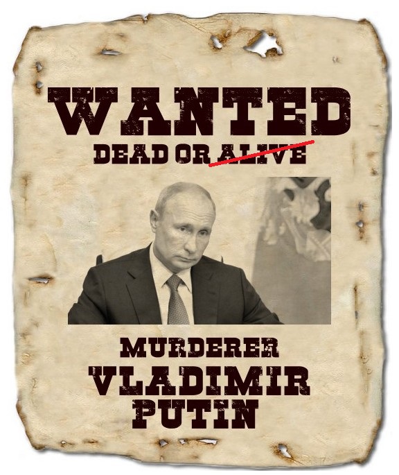 Putin Wanted DEAD Blank Meme Template