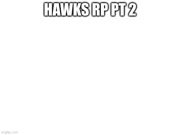 Blank White Template | HAWKS RP PT 2 | image tagged in blank white template | made w/ Imgflip meme maker