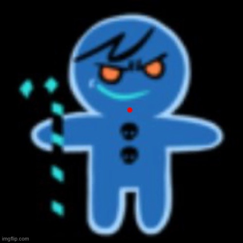 stare at the red dot for a few seconds and look at the wall to summon gingerbrave (elfiya entertainment is not responsible for d | made w/ Imgflip meme maker